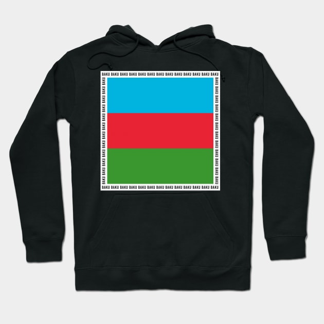 Baku F1 Circuit Stamp Hoodie by GreazyL